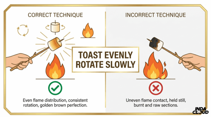 Art Of Joint Smoke: Master The Technique &Amp; Tips 3 Proper Joint Lighting Technique Comparison Showing Correct Even Toasting And Rotating Versus Incorrect Direct Burning Method
