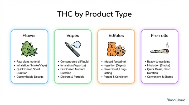 Thc Vs Thca Percentage: Understanding Cannabinoid Intake &Amp; Effects 3 Thc Product Type Comparison