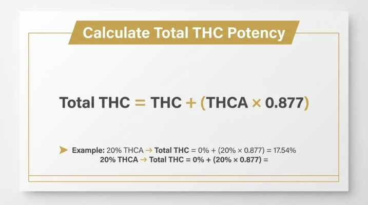 Thc Vs Thca Percentage: Understanding Cannabinoid Intake &Amp; Effects 2 Thc Conversion Formula Guide